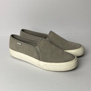 Keds Women's Gray Slip On Sneakers 9